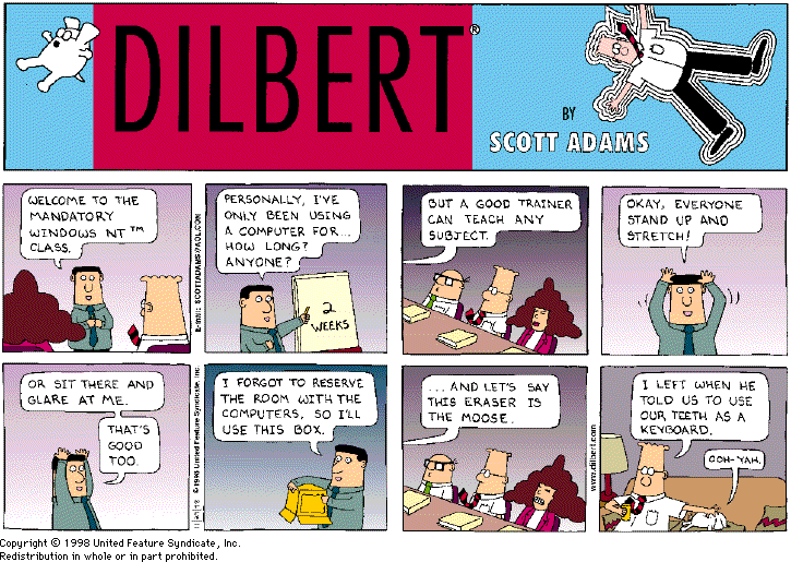 classic Dilbert strip